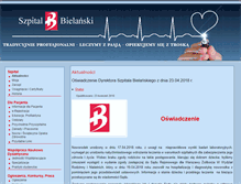 Tablet Screenshot of bielanski.med.pl